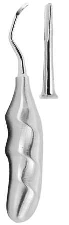 ルートエレベーター with anatomically shaped handle