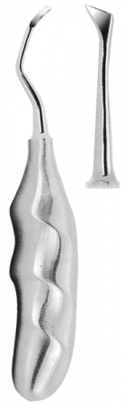 ルートエレベーター with anatomically shaped handle